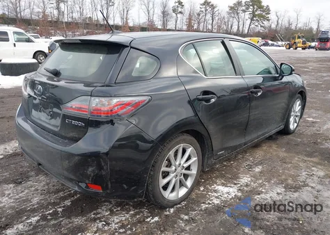 2012 Lexus Ct 200H Premium z USA, uszkodzony, nr VIN JTHKD5BHXC2103088
